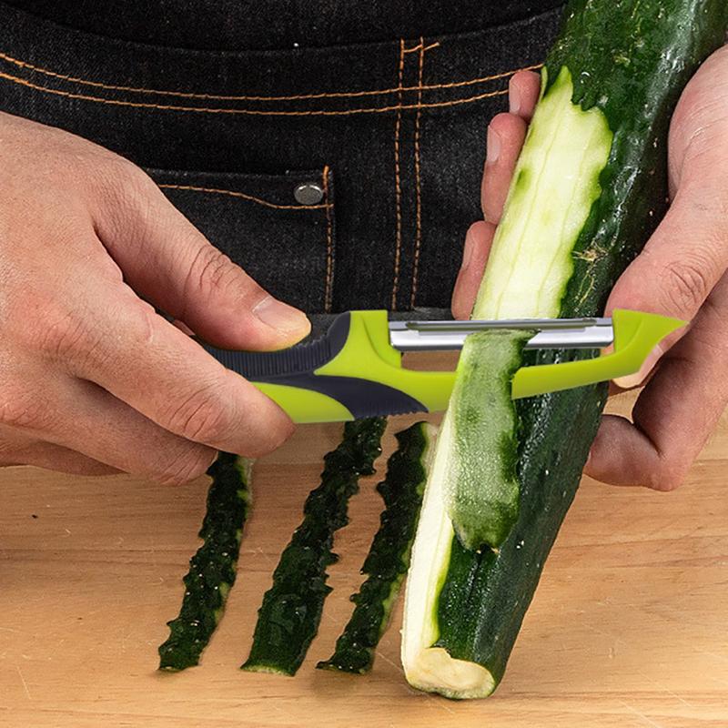 Multifunctional Vegetable and Fruit Peeler Kitchen Stainless Steel Manual Quick Peeler Kitchen Vegetable Processing Tool