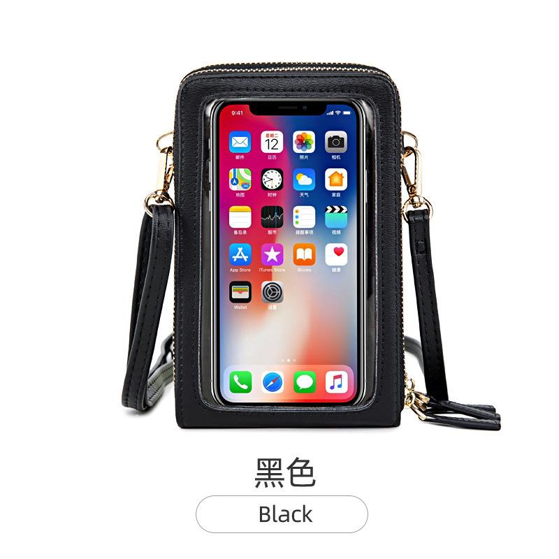 Touchscreen Handytasche Damen Umhängetasche neue Handy-Tasche mit großer Kapazität multifunktionale modische und einfache kleine Schultertasche