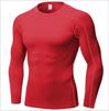 Men's Pro Compression Long Sleeve Running T-Shirt - Elastic, Sweat-Wicking, Quick-Dry for Sport & Fitness