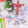 Shape Acrylic Clear Circle Blanks Discs Keyrings Acrylic Blank Keychain Discs Circles Keychain