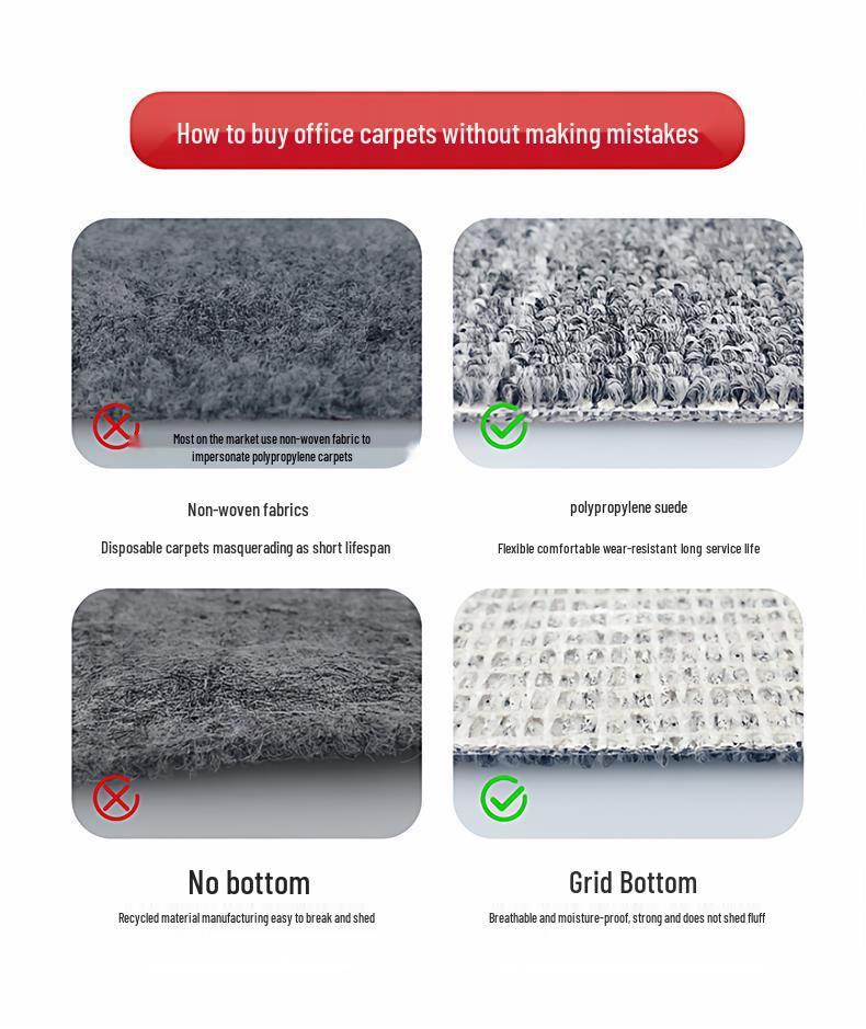 Large Area Pure Color Carpet for Bedroom, Living Room, Office & Commercial Spaces
