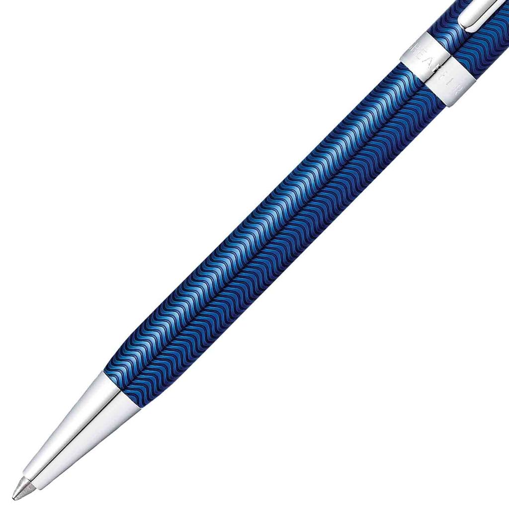 SHEAFFER Intensity Ballpoint Engraved Blue Officially Imported Pen, Oil-Based, Lacquer, CT, N2924351,