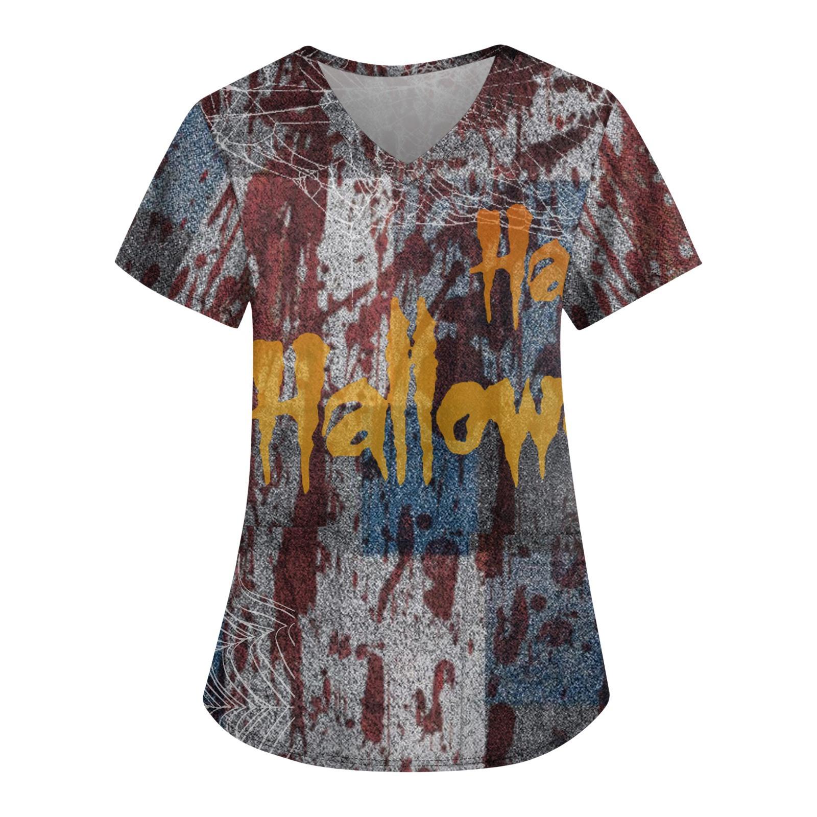 

Женские свободные топы с коротким рукавом Повседневные топы больших размеров с V-образным вырезом и короткими рукавами Повседневные летние футболки Женские топы Футболки Рабочая одежда M синий