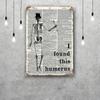 skeleton Vintage Tin Sign Home Decor Wall Decor Art Wall Mural Room Decoration Decor Retro Metal Sign Plate Bar Posters