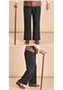 Chic Grandma Plus Size Woolen Pants, Fleece-Lined for Autumn/Winter 