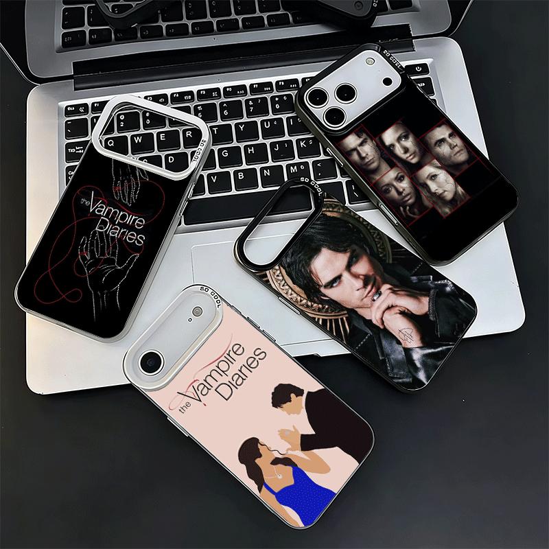 The Vampire Diaries Soft Phone Case for iPhone 15 16 17 Pro Max 17Air 16E 14 Plus 13 12 Mini Shockproof Cover Back Shell