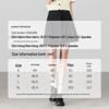 Women's Winter High-Waist A-Line Linen Blend Skirt