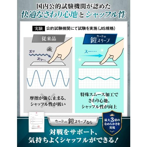 Card Armor Sleeves [Sharp Shuffle] Pokemon Size (Hyper Dry) 128-Piece Set, Fits Pokemon and One Piece Cards, Standard Size, Sunista, Hydrangea Blue