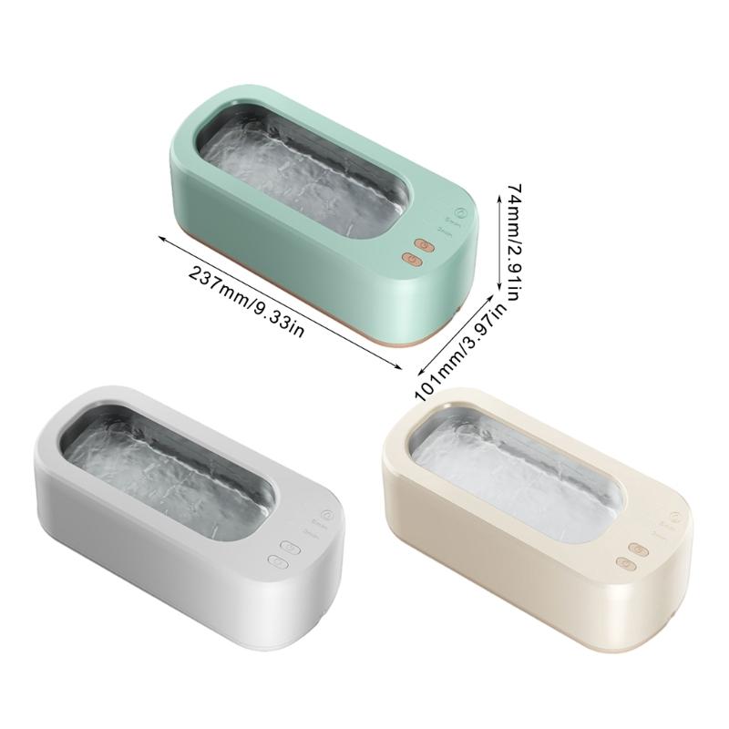 Multifunktionales Ultraschall-Reinigungsgerät, 47 kHz, leiser Reiniger für Schmuck
