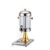 Stainless Steel Buffet Juice Dispenser with Faucet - Large Capacity Cold Drink Machine, Single or Double Head Options