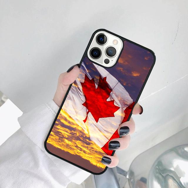 Canada Flag Phone Case Cover For iPhone 17 Air 15 Pro MAX 16 Plus 14 11 12 13 Coque