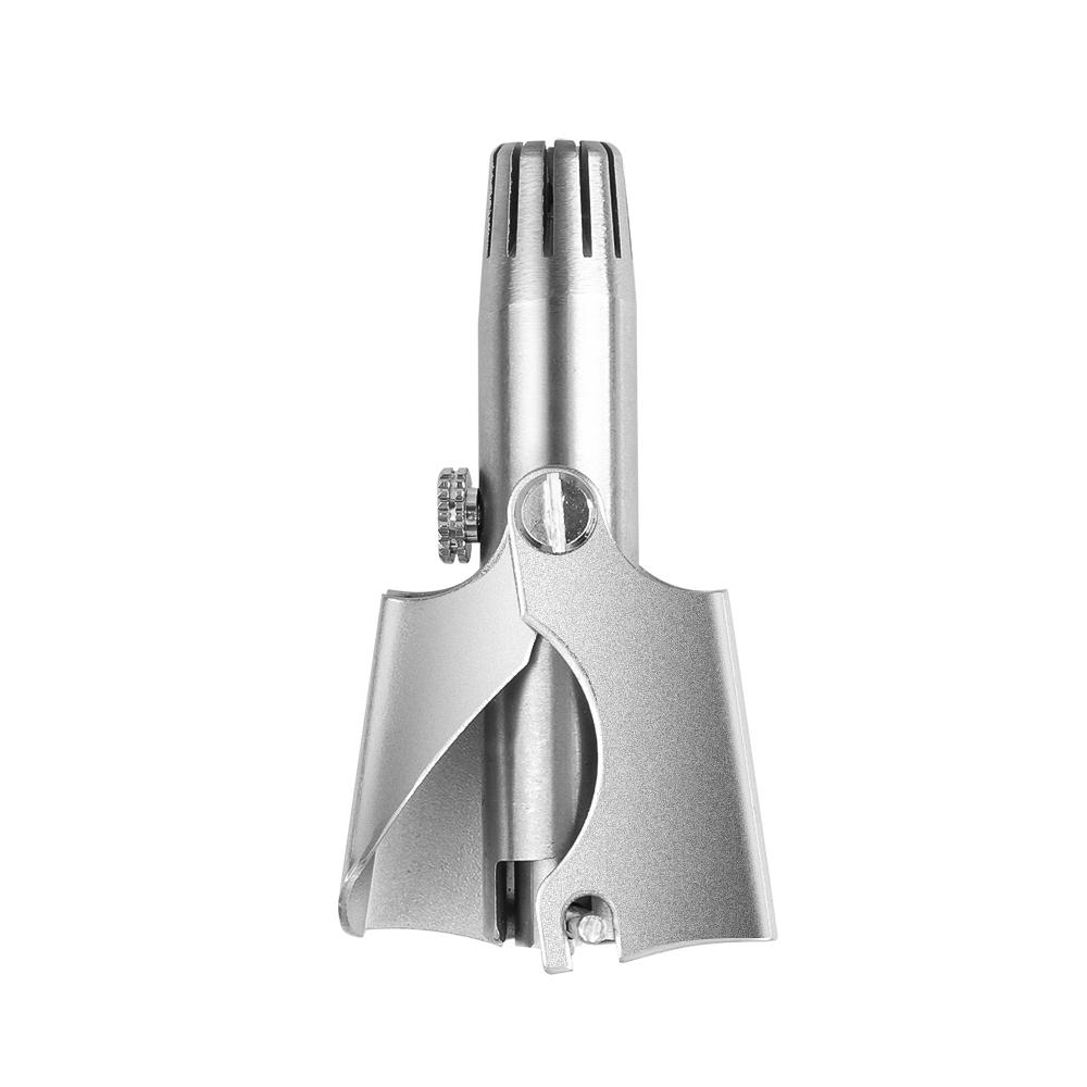 

Мужской триммер для волос в носу, нержавеющая сталь, средство для удаления волос в носу, ручная обрезка носа, ушей, ножницы Vibrissa, моющийся триммер, бритва для женщин 1PCS серебряный