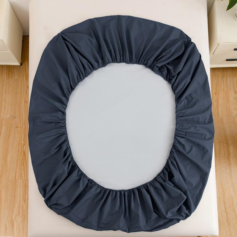 100% Waterproof Solid Bed Fitted Sheet Nordic Adjustable Mattress Covers Four Corners with Elastic Band Multi Size Bed Sheet