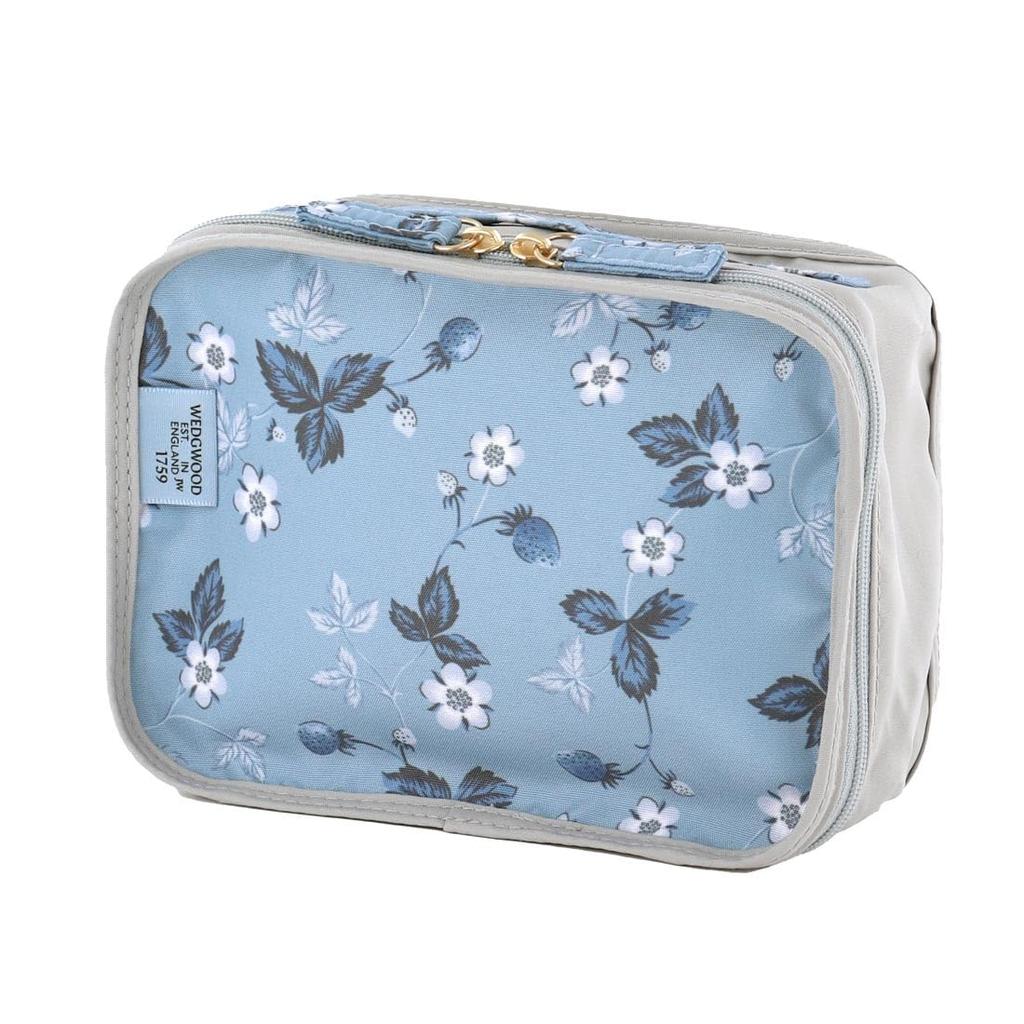Storage with Mini Ink Blue [WEDGWOOD] Pouch/travel Pouch, Small, Pouch, Strawberry, (blue), Women's, 001256-0001-01