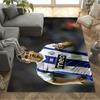 Soccer Player Action Carpet Suitable for Game Room Bedrooms Balcony Playrooms Antislip Carpet Decorate Offices Wedding Party Gift