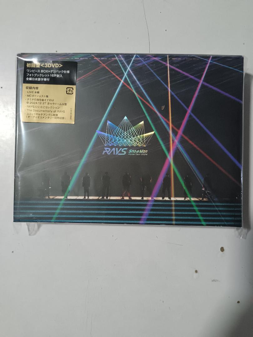 

[USED] First edition DVD Snow Man Dome Tour 2024 RAYS