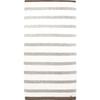 Hayashi Bath 60 X 120 Made In Imabari Famille BI207026 Towel, Approx. Cm, Japan, Towel, Border, Brown,