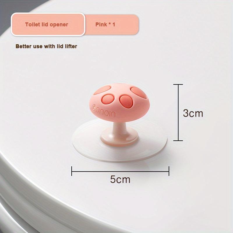 Toilet Lid Lifting Bathroom Accessories Lift Toilet Ring Handle Anti-Dirt Silicone Handle Lid Lifting Device WC Toilet Openers