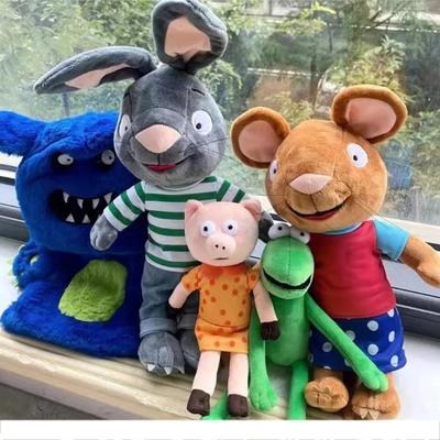 Plyšové hračky Pip and Posy Měkké plyšové zvířátko Králík Myška Plyšové panenky Děti Vzdělávací plyšové figurky Narozeniny Vánoční dárky