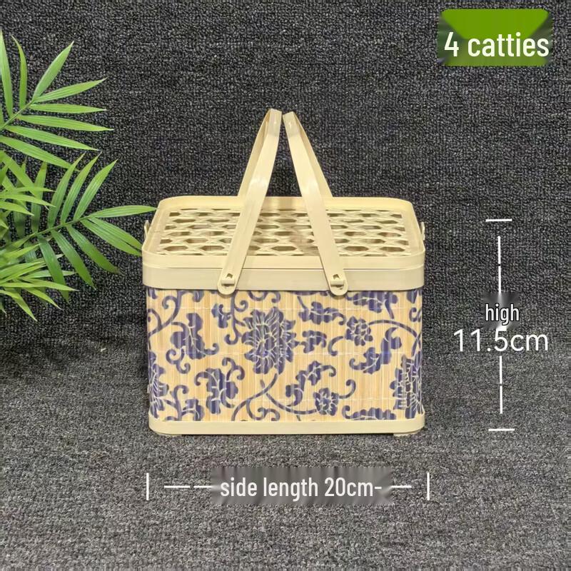 Цзинъюйхэн Имитация Бамбука Пластиковая Фруктовая Подарочная Корзина