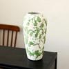 French Retro Wabi-Sabi Style High-End Ceramic Vase Jingdezhen Pot Living/Dining/Bedroom/Office Flower Arrangement Decor Dried