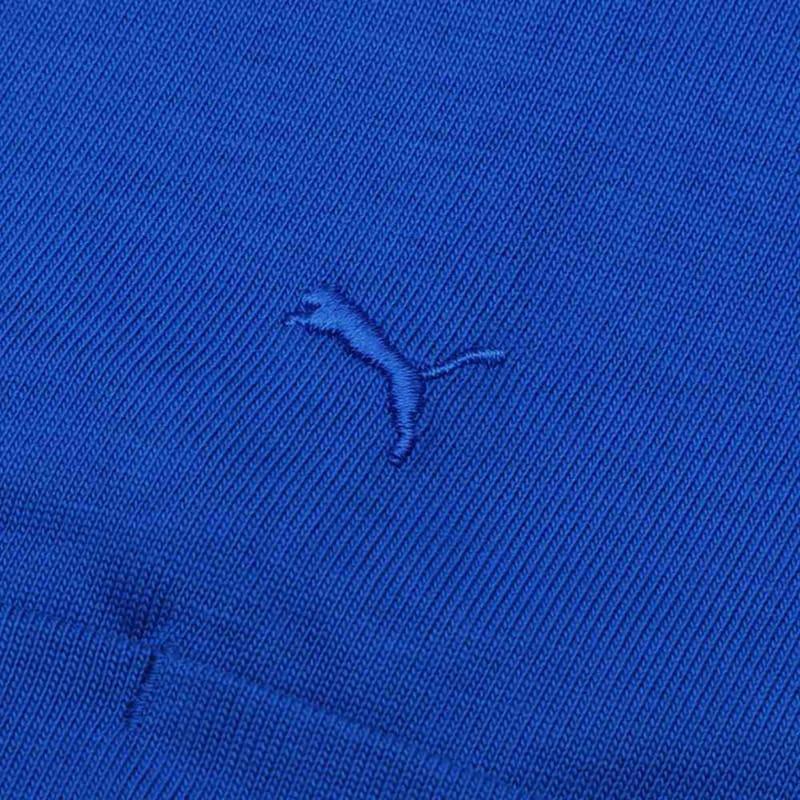 Puma MMQ Series Solid Color Pocket Decorated Sports Short Sleeve T-Shirt Unisex Tops Blue 536540-58