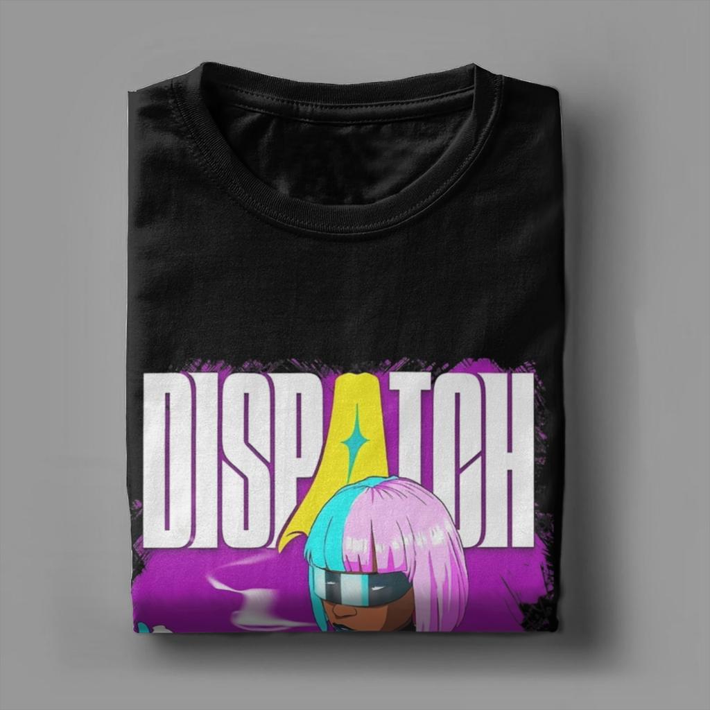 Dispatch Video Game Tee Shirt for Men Women Graphic Printing T Shirts  100% Cotton Clothing