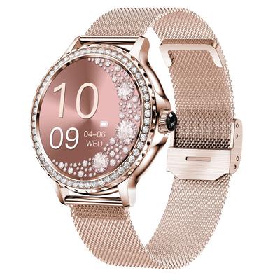 Dámské chytré hodinky NX19 Diamantový náramek Bluetooth volání Monitorování srdečního tepu Móda Fitness Sportovní Dámské chytré hodinky