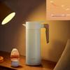 DUIERA Liter Thermos Pot Insulated Cold Pot 1500ml Pot Stylish Pot Stainless Steel Teapot Cold Insulated Teapot Tabletop Pot with Wooden Handle and