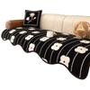 Premium Sense Irregular Special-shaped Sofa Cushion Universal In All Seasons 2025 New Fixed Non-slip Straight Row Seat Cushion Cover Cloth