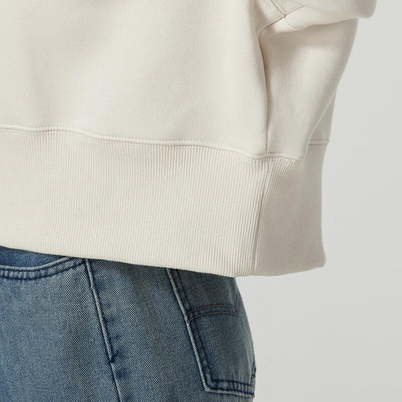 Nike Logo Outdoor Casual Sports Crew Neck Long Sleeve Sweatshirt Women Sweatshirt Beige FV7675104