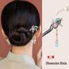 Ancient Style Tassel Hairpin - Imitation Ebony Wood, Hanfu Accessories, Chinese Jewelry for Women
