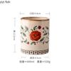 Vintage Ceramic Chopstick Holder Creative Storage Jar Chopstick Storage Cylinder Knife Fork Spoon Storage Rack Kitchenware