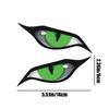 Motorrad Augenaufkleber, Böser Blick Aufkleber für Auto, Gruseliger Heckscheibendekor Aufkleber -