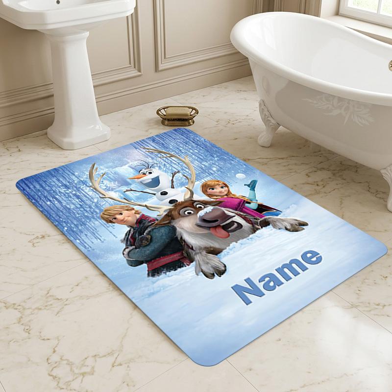Personalized Name Princess Dreams Living Room Non-Slip Area Rug Soft Carpet for Bedroom Kids Playroom Sofa,Office Home Decor Doormat