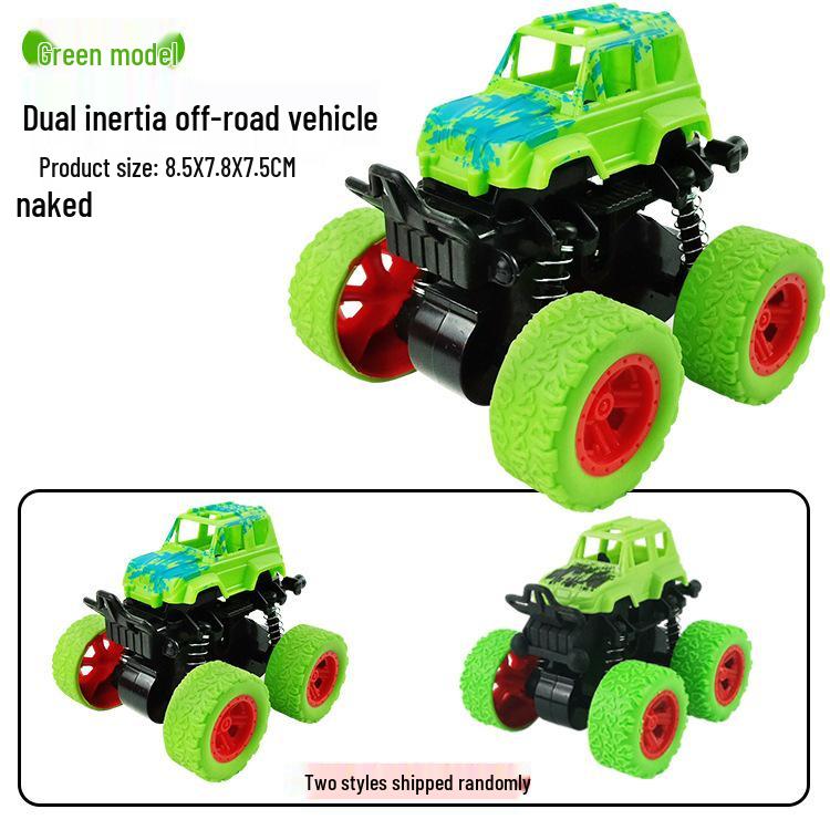 Off-Road Inertial Pull-Back Four-Wheel Drive Toy Car for Kids