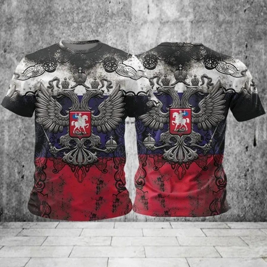Men's 3D Printed T-Shirt Short Sleeve O-Neck Pullover Casual Top