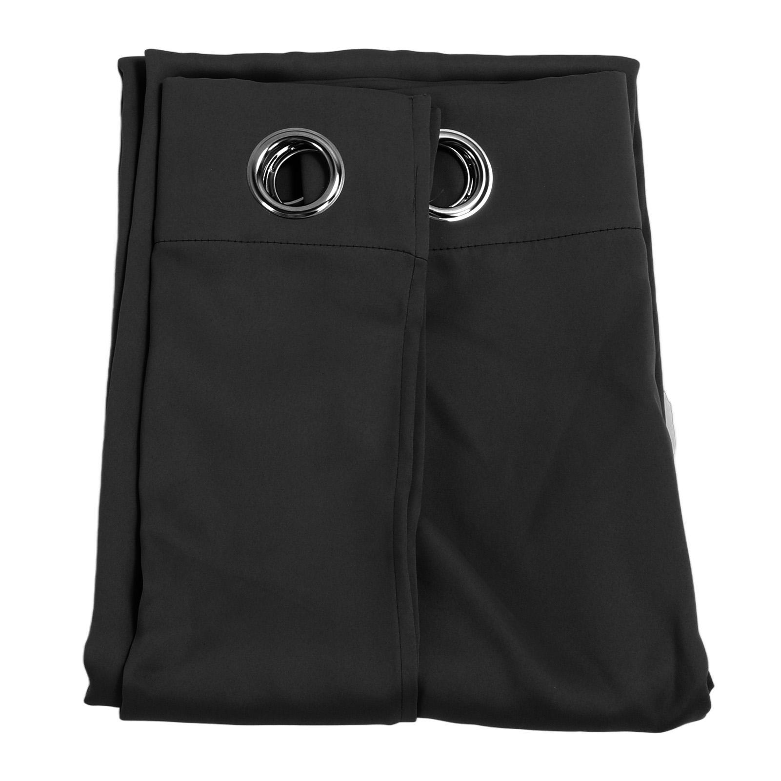 

Grommet Blackout Curtains Punch Free Thermal Insulated Room Darkening Curtains for Bedroom Living Room Black 132x213cm 132x213cm / 52.0x83.9in чёрный