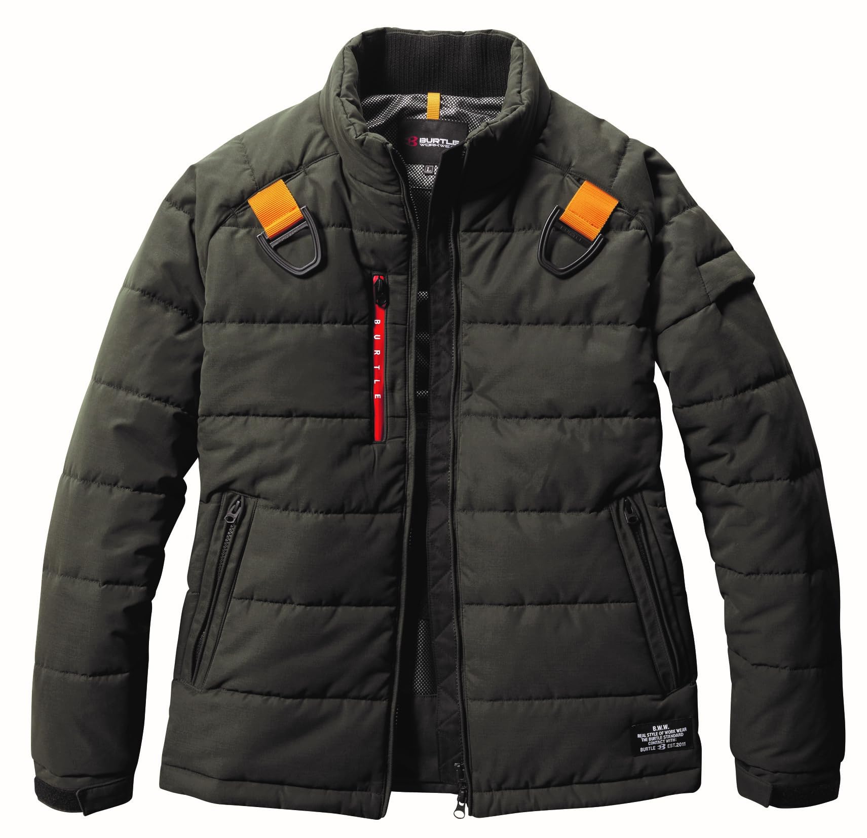 BURTLE Winter Jacket for Mills Size S (Unisex) Fall/Winter, Green, 5040, 14,