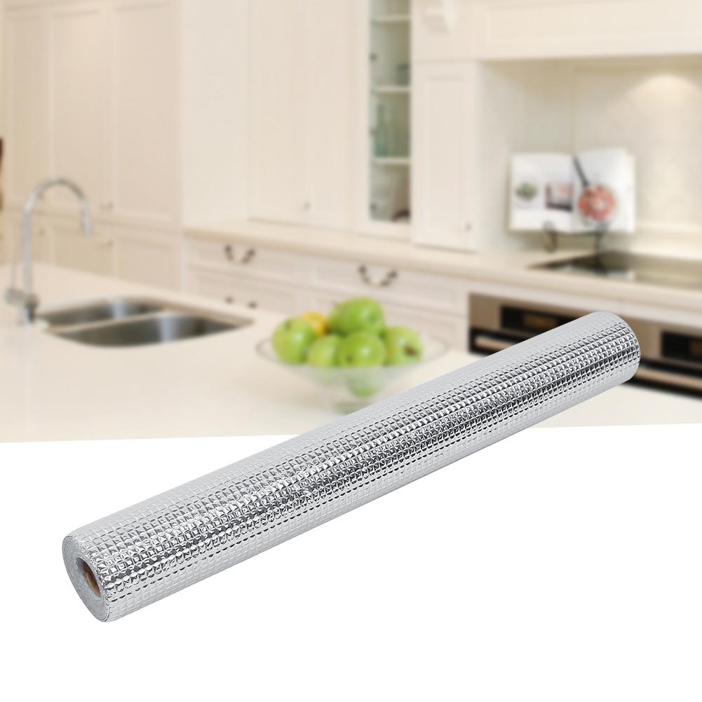 45 * 200 cm Cabinets Dampproof mat Paper Aluminum oil ht insulation Membrane in the Kitchen