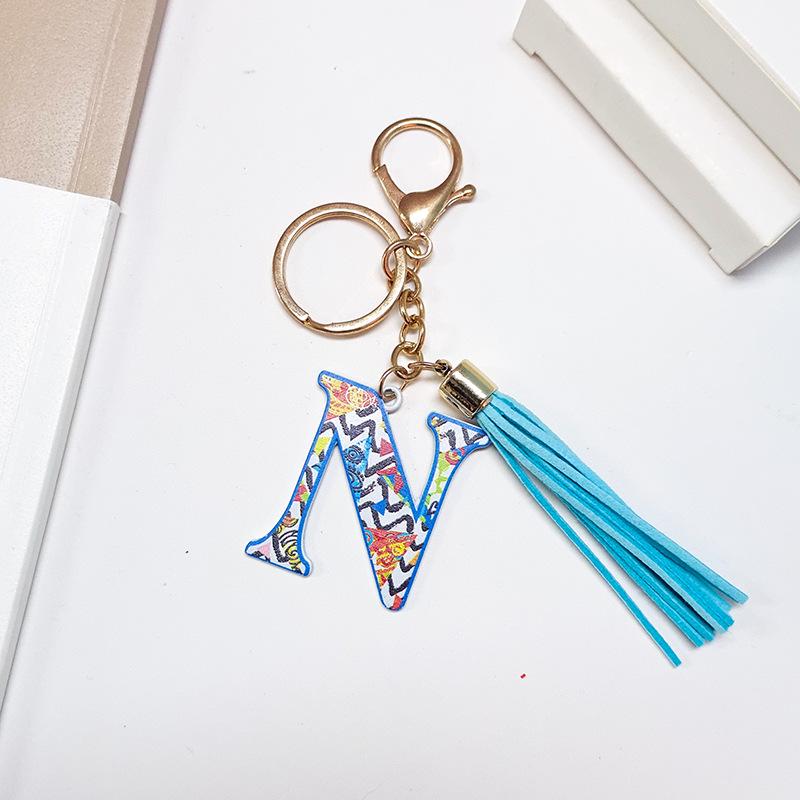 Colorful English Alphabet Keychain & Graduation Gift Accessory