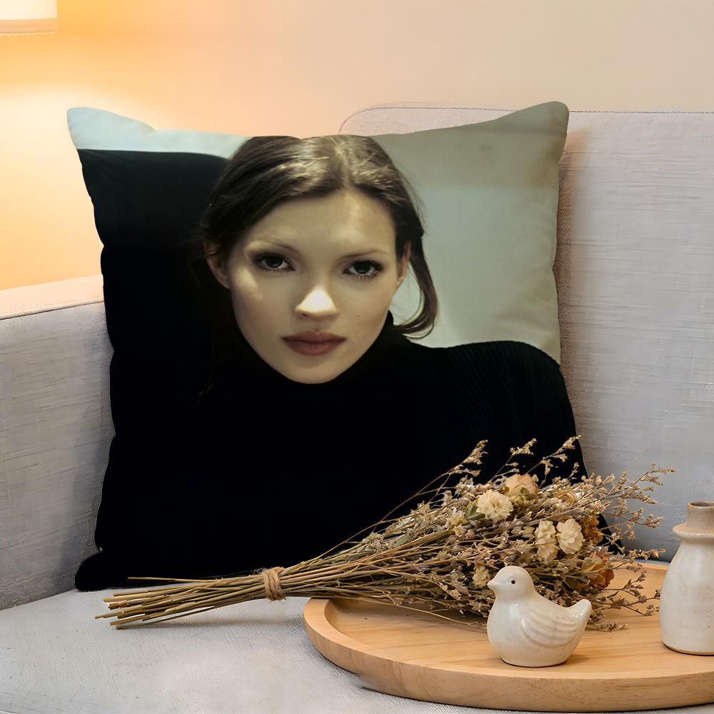 

Cushion Cover Linen SkinFriendly Soft Decorative Case For Sofa Home Decor Hot Singer KKate MMoss Anime Pillow cover 30x30cm