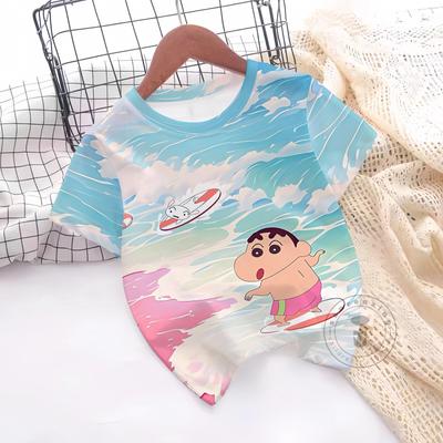 Zomer T-shirt 3D Print Jongens Meisjes T-shirts Casual Ronde Hals Korte Mouwen Tops Kinderen Kinderkleding
