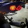 Universal Motorbike License Plate Led Integrated Tail Light Stop Light Lamp LED Brake Tail Lights With License Plate Lights