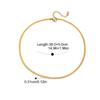 Yori Trendy Stainless Steel Chain Necklace for Women Golden 18K Plated Stainless Steel Fashion Holiday Jewelry Gift