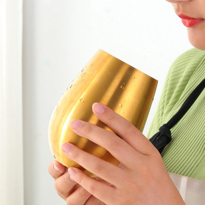 500ml Nerezový Pivní Tumbler Růžové Zlato, Tumbler na Pivo, Koktejly, Džusy, Mléko, Hrneček na Pití Pro Bar, Venkovní Nádobí