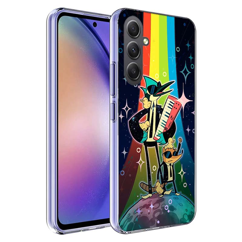 Cartoon Regulars Cute Show Phone Case for Samsung A55 A35 A25 A15 A07 A05S A16 A17 A26 A36 A37 A56 A57 Galaxy Note 20 10 A50S A7