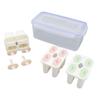 3pcs Ice Lolly Stick Molds PP Food Grade Reusable 12 Sticks Ice Cream Maker for Milk Yogurt Pudding