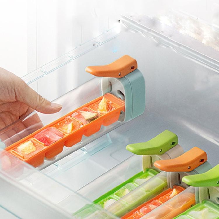 Innovative Ice Molds Single Hand Press 6 Square Ice Cube Molds for Ice Drink