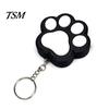 Novelty Bag Decoration Panda Paw Clicker Keychain, Cute Stress Relief Fidget Toy for Black And White Key Charm Car, Couple Ring Hanging Ornament,